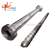 Nitrided Screw And Barrel For HDPE Pipe Extruder Line Factory Direct